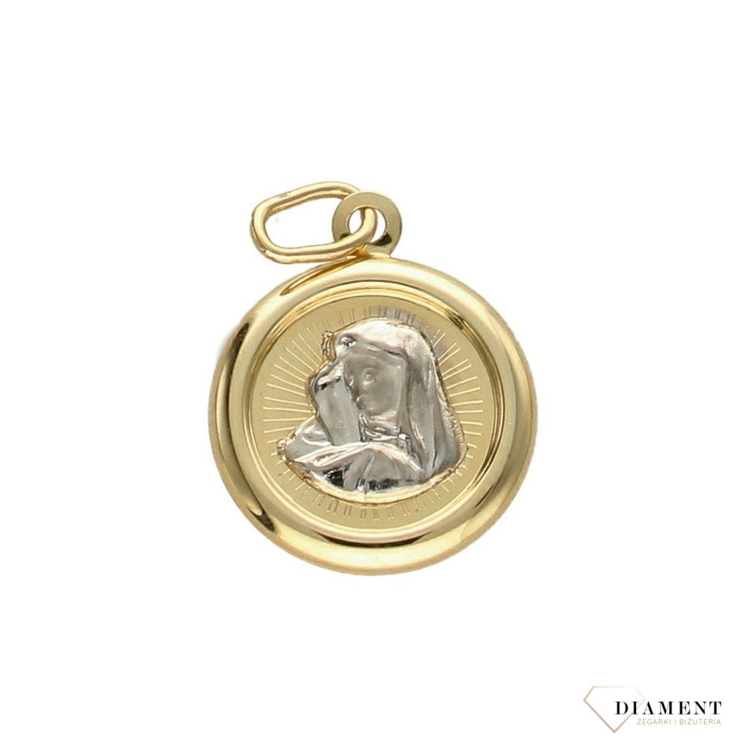 Zawieszka złoty medalik ZA 3161.jpg